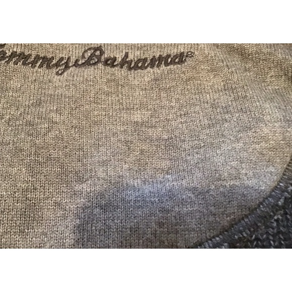Tommy Bahama 1/4 Zip Knit Pattern Sweater Men's Size XXL Cotton - Picture 2 of 5